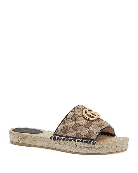 gucci espadrilles bloomingdale's|Gucci slide sandals.